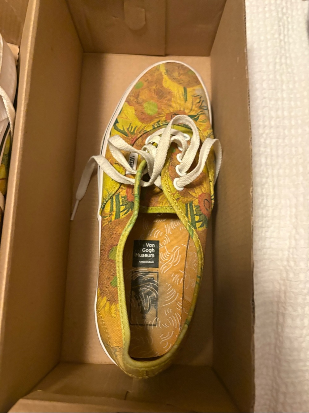 Vincent Van Gogh x Vans limited edition collab shoes size 9 women’s